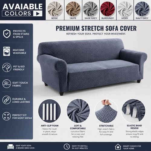 Universal stretch sofa - stretch, cover