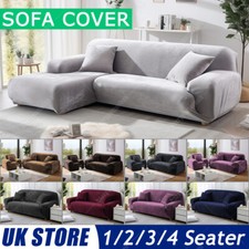 Velvet Elastic Stretch Sofa