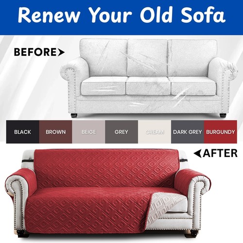 New quilted sofa cover - new,