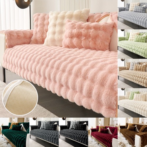 Fluffy fur sofa - fluffy, seats