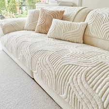 Thick Plush Sofa Cover 1-4