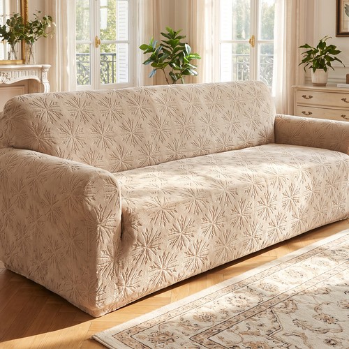 Stretch sofa cover plush - sofa,