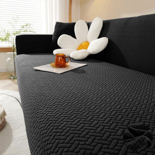 Jacquard stretch sofa cover - sofa,