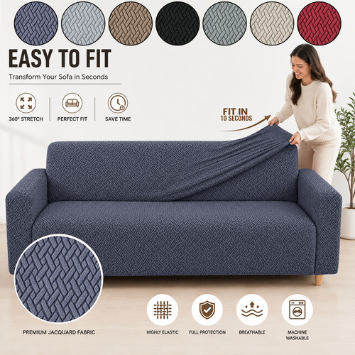 High stretch sofa - stretch, cover