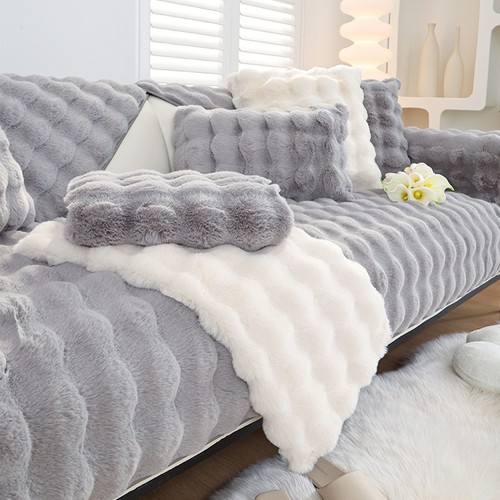 Winter luxury plush sofa - plush,