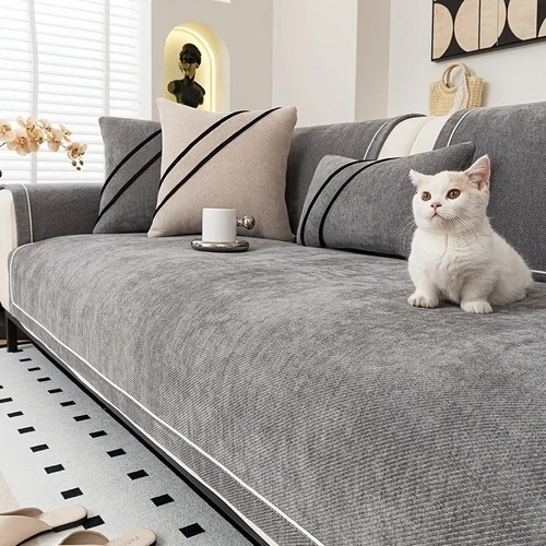 Heavy non slip chenille - slip, sofa
