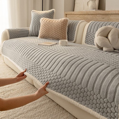 Thick flannel sofa - thick,
