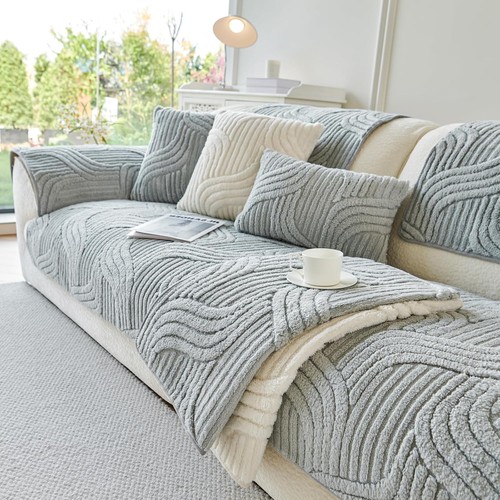 Thick plush sofa - plush,