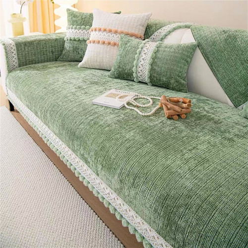 Soft chenille sofa cover - cover, 1-4
