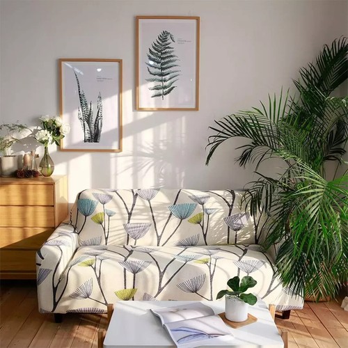 Seater modern floral stretch - seater,