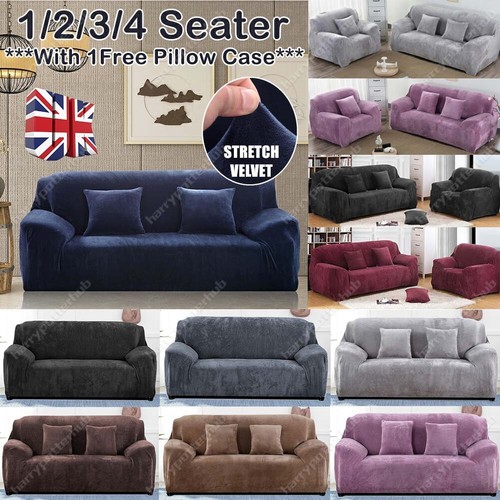 Velvet elastic stretch - elastic, sofa