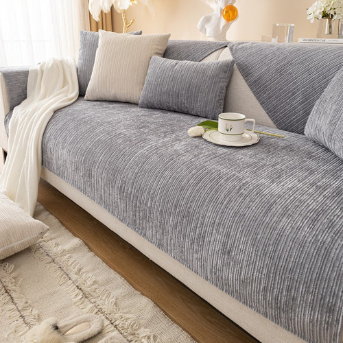 Minimalist chenille sofa cover - minimalist,