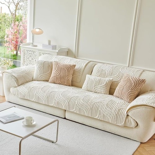 Thick plush sofa cover 4 - cover, 1-4