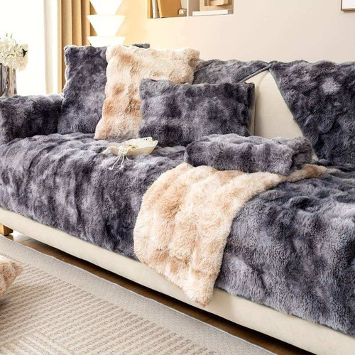 Soft fluffy sofa cover - soft, seat