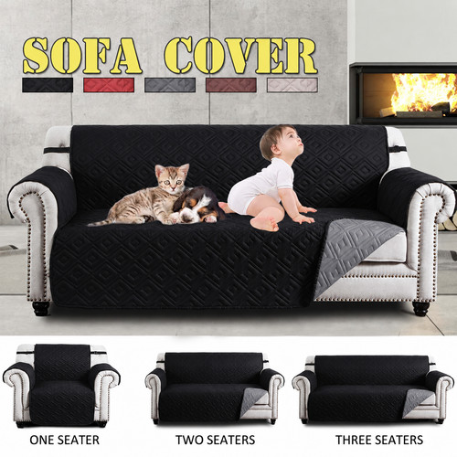 Extra thick quilted sofa - quilted, cover
